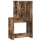 vidaXL Dressing Table with LED Lights Smoked Oak 78.5x41x135 cm