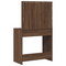 vidaXL Dressing Table with LED Lights Brown Oak 78,5x41x135 cm