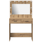 vidaXL Dressing Table with LED Lights Artisan Oak 78.5x41x135 cm
