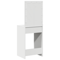 vidaXL Dressing Table with LED Lights White 50x41x135 cm