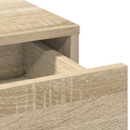vidaXL Dressing Table with LED Lights Sonoma Oak 50x41x135 cm