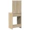 vidaXL Dressing Table with LED Lights Sonoma Oak 50x41x135 cm