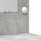 vidaXL Makeup Table with LED Lights in Concrete Grey, 50x41x135 cm