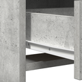 vidaXL Makeup Table with LED Lights in Concrete Grey, 50x41x135 cm