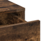 vidaXL Dressing Table with LED Lights Smoked Oak 50x41x135 cm