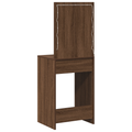 vidaXL Dressing Table with LED Lights Brown Oak 50x41x135 cm