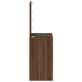 vidaXL Dressing Table with LED Lights Brown Oak 50x41x135 cm