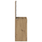 vidaXL Dressing Table with LED Lights Artisan Oak 50x41x135 cm