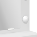 vidaXL Dressing Table with LED Lights, White, 79x41x135 cm