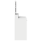 vidaXL Dressing Table with LED Lights, White, 79x41x135 cm