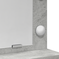 vidaXL Dressing Table with LED Lights - Concrete Grey - 79x41x135 cm