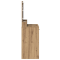 vidaXL Dressing Table Artisan oak 79 x 41 x 135 cm Engineered wood
