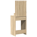vidaXL Makeup Table with LED Lights in Sonoma Oak - 50x41x135 cm