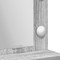 vidaXL Grey sonoma Particle board 50 x 41 x 135 cm Mirror Vanity Table