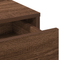 vidaXL Dressing Table with LED Lights - Brown Oak, 50x41x135 cm