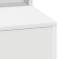 vidaXL White Dressing Table with LED Lights - 100x41x135 cm