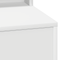 vidaXL White Dressing Table with LED Lights - 100x41x135 cm