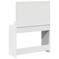 vidaXL White Dressing Table with LED Lights - 100x41x135 cm