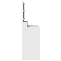 vidaXL White Dressing Table with LED Lights - 100x41x135 cm