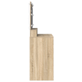 vidaXL Dressing Table with LED Lights - Sonoma Oak, 100x41x135 cm