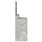vidaXL Dressing Table with LED Lights - Concrete Grey, 100x41x135 cm
