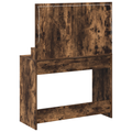 vidaXL Makeup Table with LED Lights in Smoked Oak - 100x41x135 cm