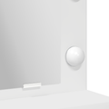 vidaXL White Dressing Table with LED Lights - 79x41x135 cm