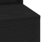 vidaXL Black Oak Dressing Table with LED Lights - 50x41x135 cm