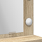 vidaXL Dressing Table with LED Lights in Sonoma Oak, 50x41x135 cm