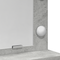 vidaXL Dressing Table with LED Lights - Concrete Grey - 50x41x135 cm