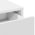 vidaXL White Dressing Table with Drawers - 50x41x140 cm