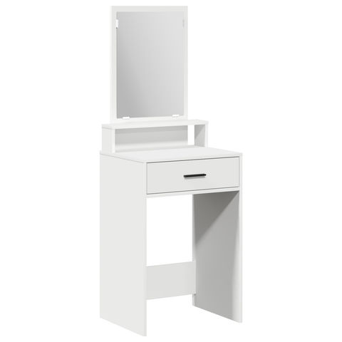 vidaXL White Dressing Table with Drawers - 50x41x140 cm