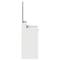 vidaXL White Dressing Table with Drawers - 50x41x140 cm