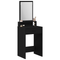 vidaXL Dressing Table with Drawers - Black Oak - 50x41x140 cm