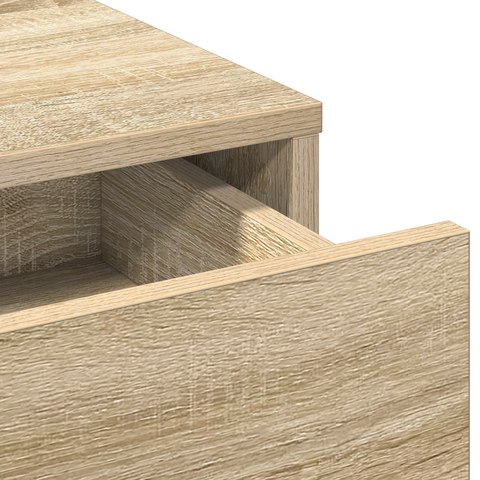 vidaXL Dressing Table with Drawers - Sonoma Oak, 50x41x140 cm
