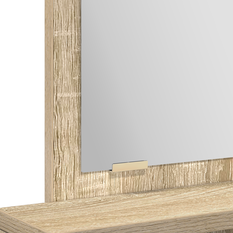 vidaXL Dressing Table with Drawers - Sonoma Oak, 50x41x140 cm