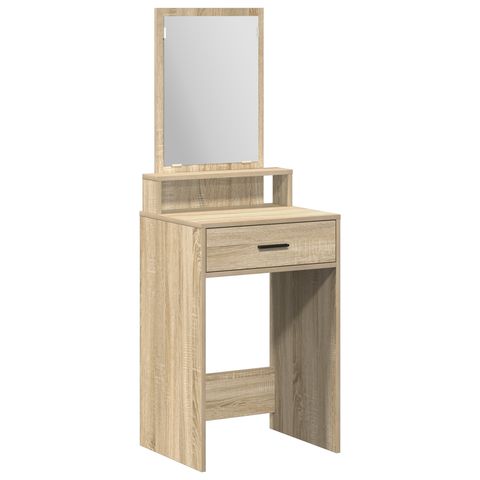 vidaXL Dressing Table with Drawers - Sonoma Oak, 50x41x140 cm