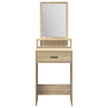 vidaXL Dressing Table with Drawers - Sonoma Oak, 50x41x140 cm