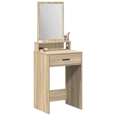 vidaXL Dressing Table with Drawers - Sonoma Oak, 50x41x140 cm