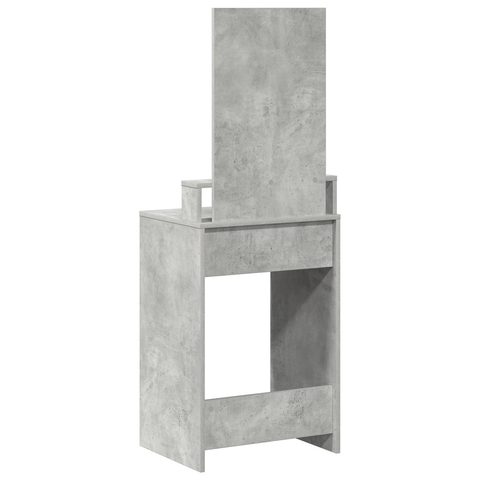 vidaXL Dressing Table with Drawers, Concrete Grey, 50x41x140 cm