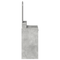 vidaXL Dressing Table with Drawers, Concrete Grey, 50x41x140 cm
