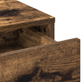 vidaXL Dressing Table with Drawers - Smoked Oak, 50x41x140 cm