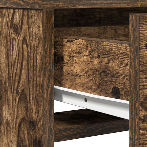 vidaXL Dressing Table with Drawers - Smoked Oak, 50x41x140 cm