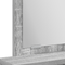vidaXL Dressing Table with Drawers Grey Sonoma 50x41x140 cm