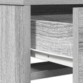 vidaXL Dressing Table with Drawers Grey Sonoma 50x41x140 cm