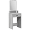 vidaXL Dressing Table with Drawers Grey Sonoma 50x41x140 cm
