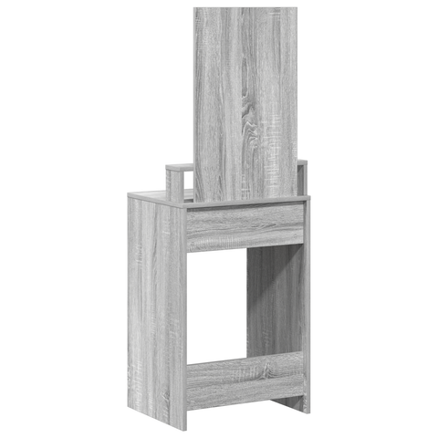 vidaXL Dressing Table with Drawers Grey Sonoma 50x41x140 cm