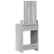 vidaXL Dressing Table with Drawers Grey Sonoma 50x41x140 cm
