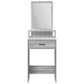 vidaXL Dressing Table with Drawers Grey Sonoma 50x41x140 cm
