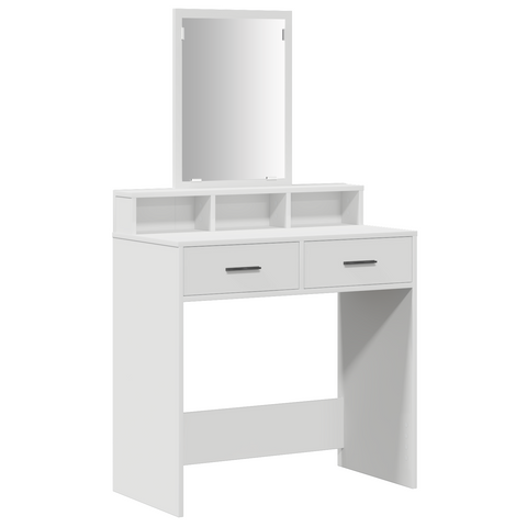 vidaXL Dressing Table with Drawers White 79x41x140 cm